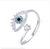 Swarovski Elements Anillo Ajustable. Ojo