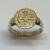 Anillo de Plata 925 y Oro 18klts San Benito. - tienda online