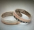 Alianzas de Oro 18klts y Plata925. Exclusivas con circoñas cubicas. EL PRECIO ES POR EL PAR. - karinjoyas