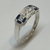 Anillo de Plata 925 de Circoñas Y Esmalte Art Deco. - karinjoyas