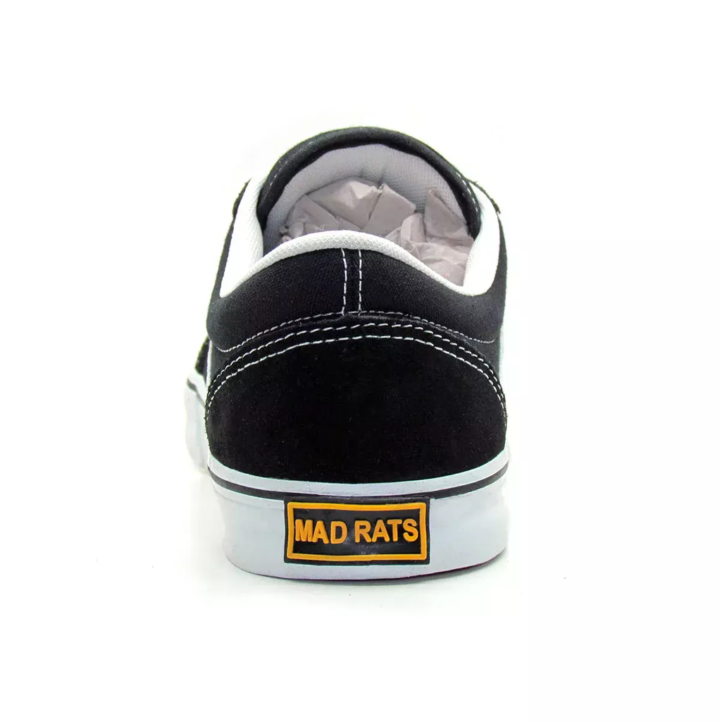 Estilo Tênis Todo Preto: Old Skool All Black Mad Rats