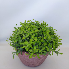 Maceta con mata artificial 20 cm