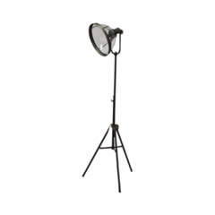 Lampara industrial bronce viejo con vidrio 60x51x132 cm 3/22