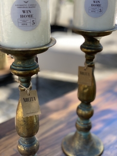 Candelabros hierro x 2 33.5cm en internet