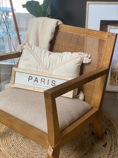 Sillon Palermo madera y esterilla - PN - 2/6/22 - comprar online