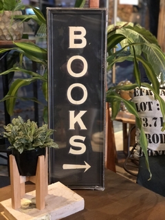 CUADRO VINTAGE BOOKS 24cm x 74cm 2/22 - comprar online