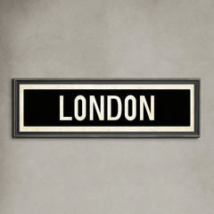 Cartel Inglés 40x10cm 3/22 - tienda online
