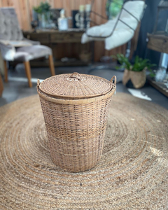 Canasto de Ropa tejido con tapa - 60 cm - ARK - 2/5/22