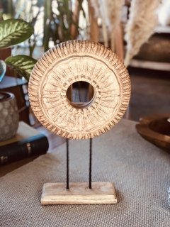 CIRCULO CON BASE MADERA 43 cm Oct 21