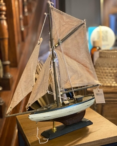 Barco de madera Deco 25 cm 3/22 - Nolita Decoshop - Tienda Online