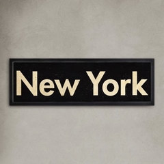 Cuadro New York varilla raspada 70x20 cm 2/22