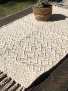 ALFOMBRA ALGODÓN FLECOS 50x80 2/22 - comprar online