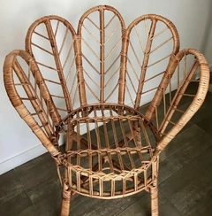 Sillon Flor caña, mimbre y esterilla 3/22