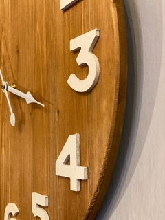 Reloj de Pared de madera 50 cm 1/22 - tienda online