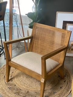 Sillon Palermo madera y esterilla - PN - 2/6/22 - tienda online