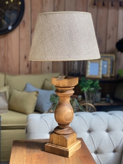 Lampara de mesa madera 70 cm altura 4/22