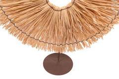 OBJETO DE DECORACION DE FIBRAS NATURALES CON ESTRUCTURA DE METAL 47CM KD - comprar online