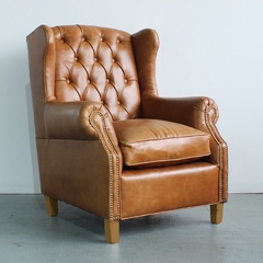 Sillon Berger Cuero Vacuno suela 57x92x76 cm 2/6/22