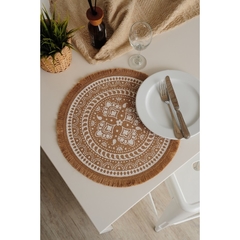 Individual mandala blanco 41 cm