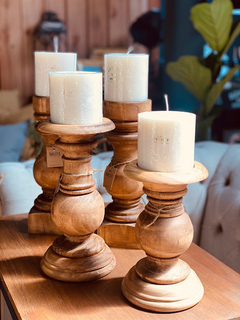 Candelabro Madera 4/22