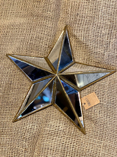 Estrella espejada mediana de 5 puntas 23,5 cm JK R74 - tienda online