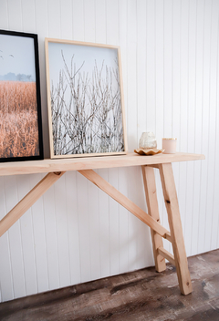 Mesa de arrime estilo boho - comprar online