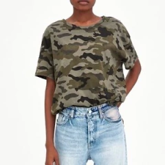 REMERA CAMUFLADA ZARA