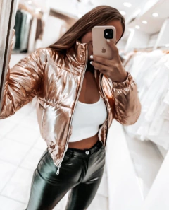 Imagen de Campera Puffer Metalizada