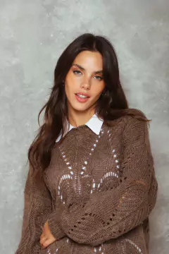 Sweater Hoja Calada en internet