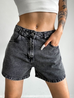 Short Jean Black Rigido