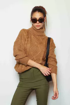 Sweater Polera Rombos - Shaina Trendy Store