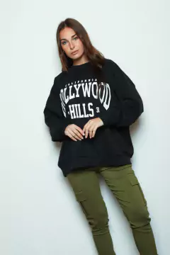 Maxibuzo con estampa Hollywood - tienda online