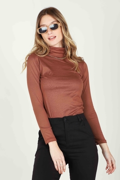 Polera manga larga rib soft - comprar online