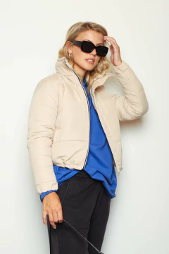 Campera Puffer Opaca con Bolsillos en internet