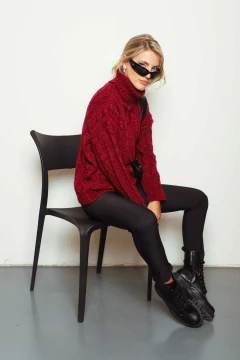 Sweater Poleron Trenzado - tienda online