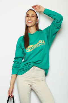 Maxibuzo Clásico Estampa California - comprar online