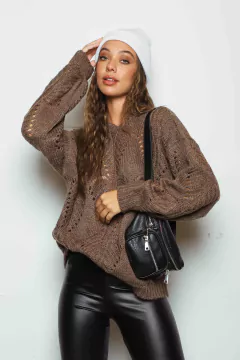 Sweater Hoja Calada - comprar online
