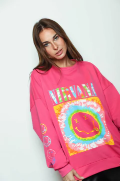Maxibuzo con estampa Nirvana - Shaina Trendy Store