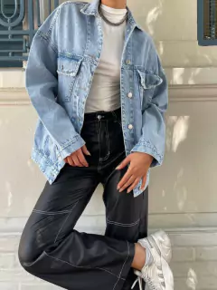 Campera Jean Oversize Clara - tienda online
