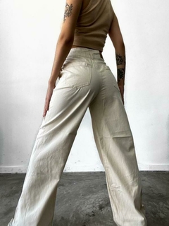 Pantalón Gabardina Wide Leg - 36 al 52 - Shaina Trendy Store