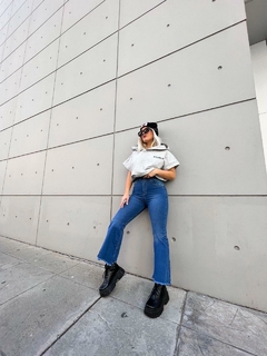 Jean Oxford Elastizado Campana - Shaina Trendy Store