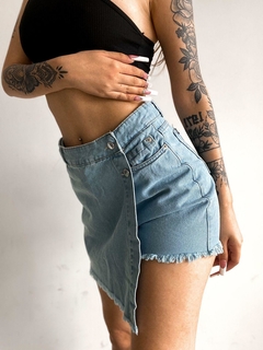 Short Pollera Denim Deluxe - Shaina Trendy Store
