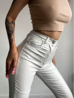 Imagen de Pantalón Engomado Elastizado Negro y Blanco - 36 al 52