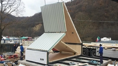 Móvil Plegable, Sostenible, Ignifuga, Industrializada