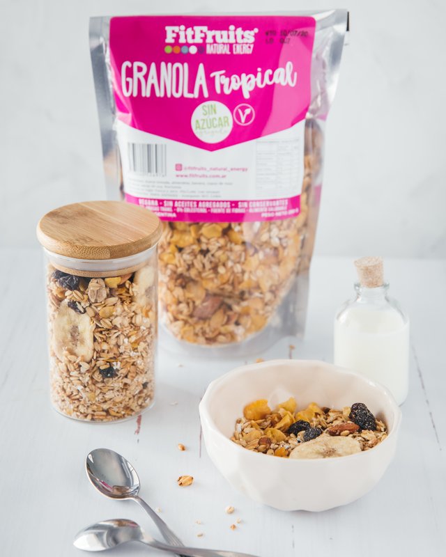 Granola Vegana Tropical 250 Gr Fitfruits Fitfruits 7067