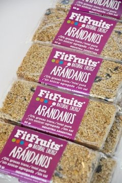 promo barras arandanos FitFruits