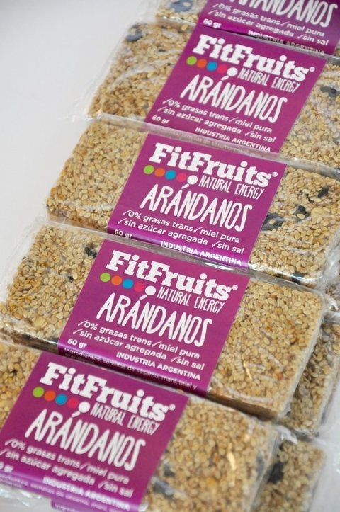 promo barras arandanos FitFruits