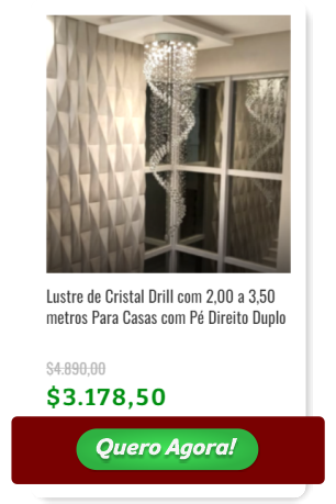 Cart&atilde;o de pre&ccedil;o de Lustre de Cristal