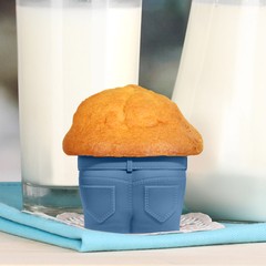 Molde para muffin Pantalon x4