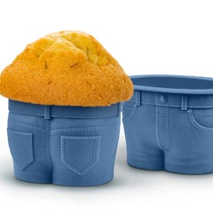 Molde para muffin Pantalon x4 - comprar online